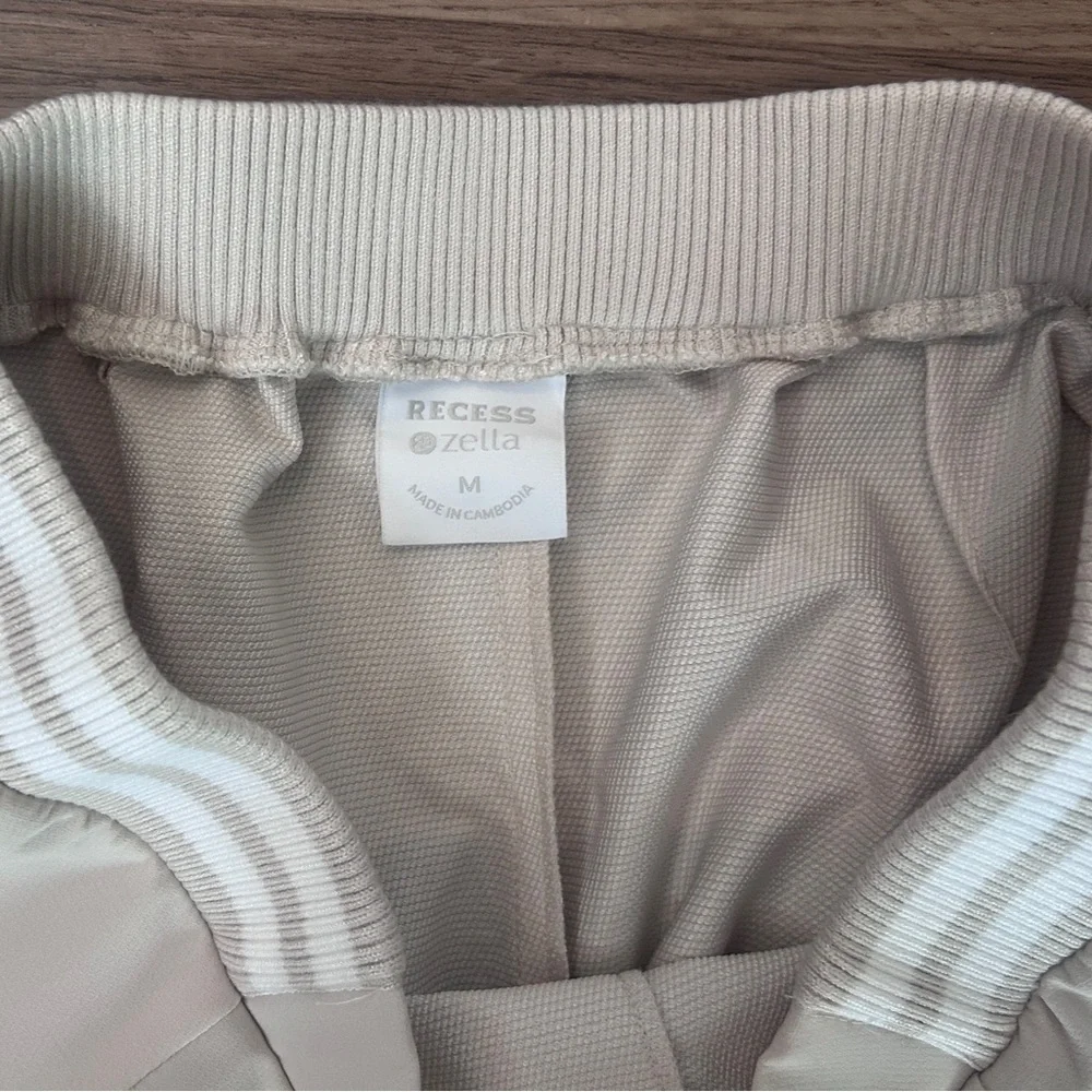 Recess Pickleball X Zella Volley High Waist Pants M Grey Moonbeam Elastic Waist - Picture 4 of 10